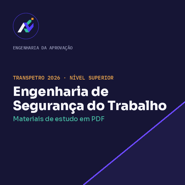 Capa do material de Engenharia de Segurança do Trabalho