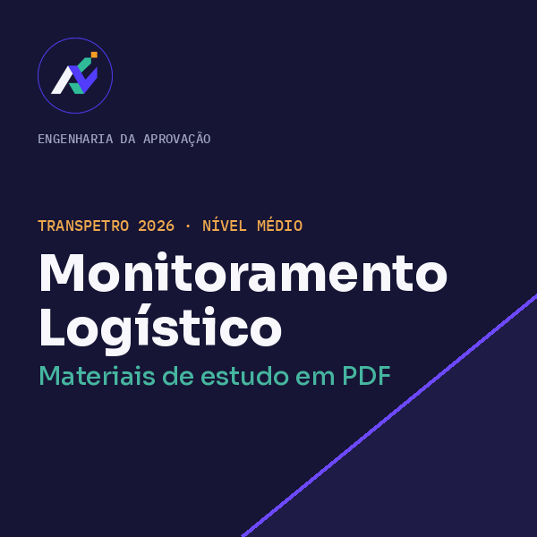 Capa do material de Monitoramento Logístico