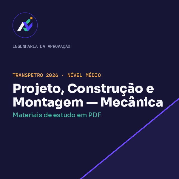 Capa do material de Projeto, Construção e Montagem — Mecânica
