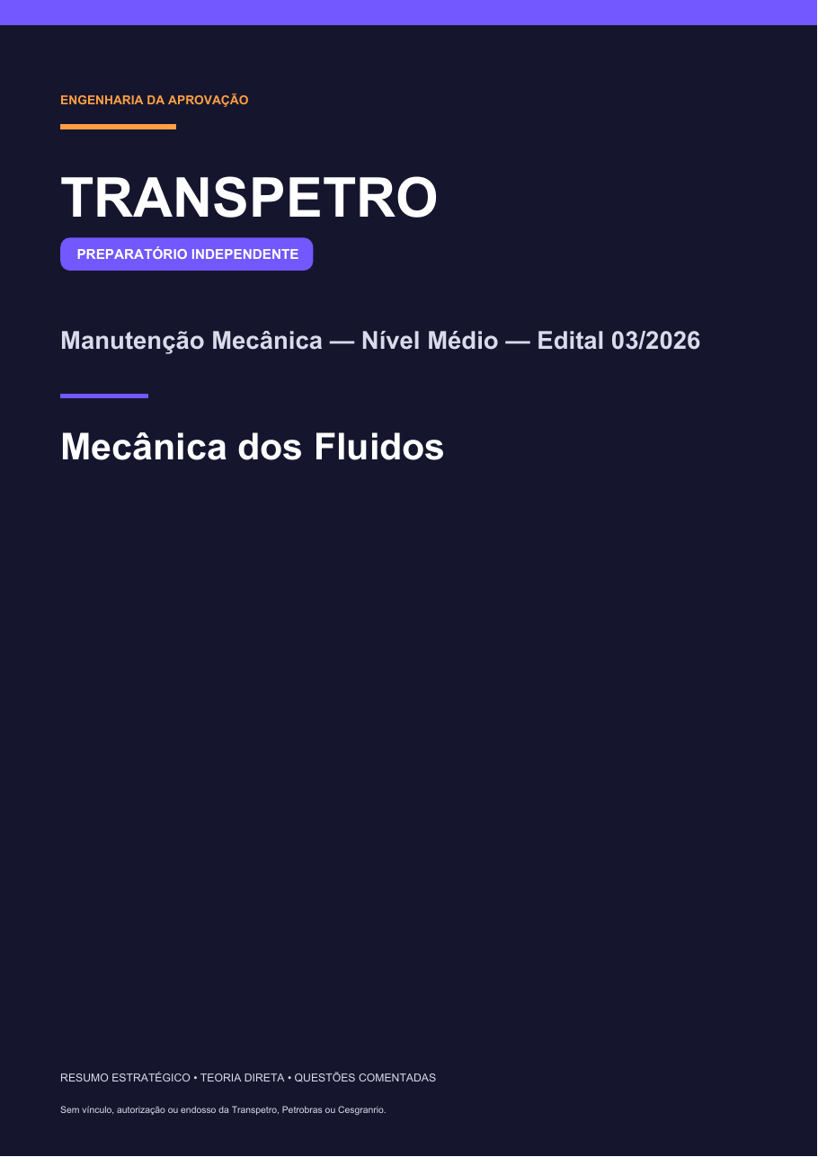 Capa de uma aula real — Manutenção Mecânica
